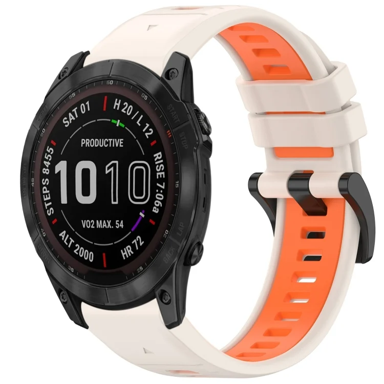 Sports Two-Color Quick Release Silicone Watch Band