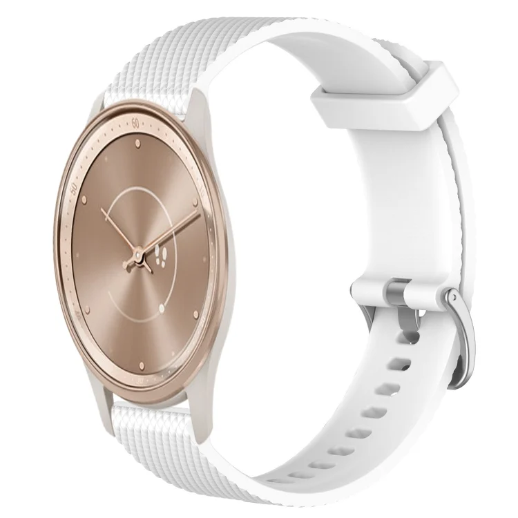 20mm Diamond Textured Silicone Watch Band