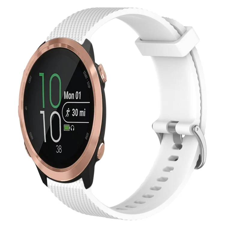 20mm Diamond Textured Silicone Watch Band