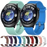 22mm Diamond Textured Silicone Watch Band - Image 2