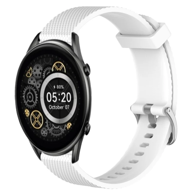 22mm Diamond Textured Silicone Watch Band