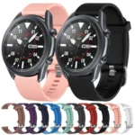 22mm Diamond Textured Silicone Watch Band - Image 2