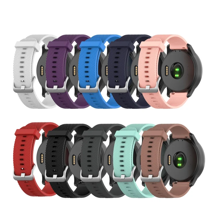 SYA0023271_B2.webp 22mm Diamond Textured Silicone Watch Band - Image 3
