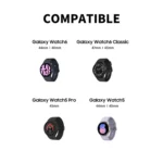 For Samsung Galaxy Watch6 / Watch6 Classic / Watch5 / Watch5 Pro JUNSUNMAY Silicone Charger Stand Non-Slip Base - Image 2