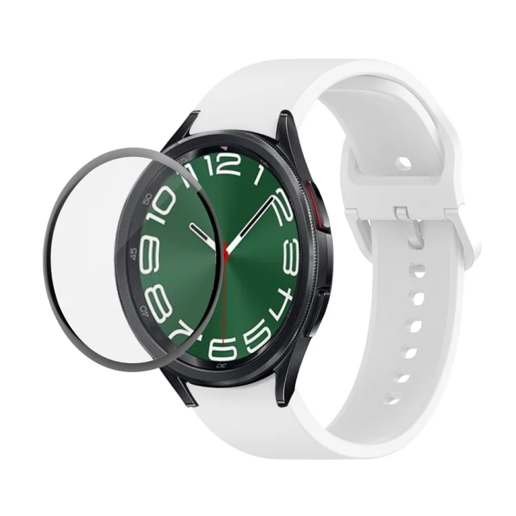 JUNSUNMAY Silicone Adjustable Strap + Full Coverage PMMA Screen Protector Kit