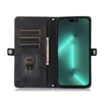 Zipper Card Slot Buckle Wallet Leather Phone Case, For iPhone 15 Pro Max, For iPhone 15 Pro, For iPhone 15 Plus - Image 4