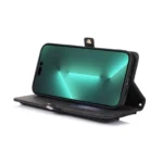 Zipper Card Slot Buckle Wallet Leather Phone Case, For iPhone 15 Pro Max, For iPhone 15 Pro, For iPhone 15 Plus - Image 5