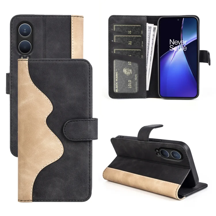 Stitching Horizontal Flip Leather Phone Case, For OnePlus Nord CE4 Lite 5G, For OnePlus Ace 3V, For OnePlus 12R, For OnePlus 12
