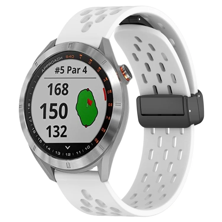 20mm Folding Magnetic Clasp Silicone Watch Band