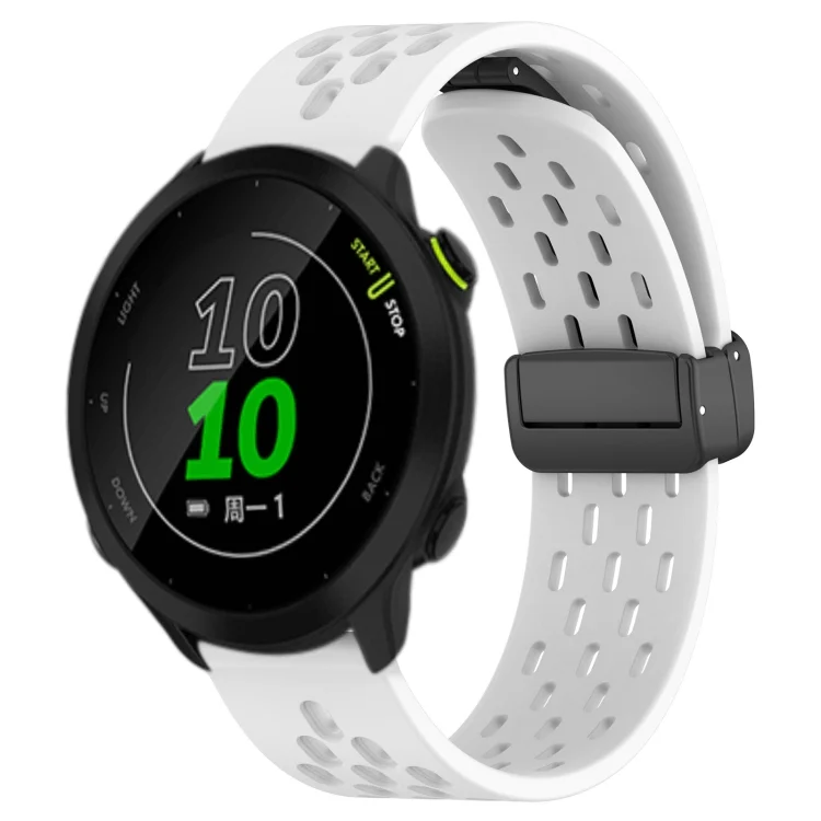 20mm Folding Magnetic Clasp Silicone Watch Band