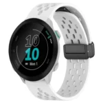 20mm Folding Magnetic Clasp Silicone Watch Band