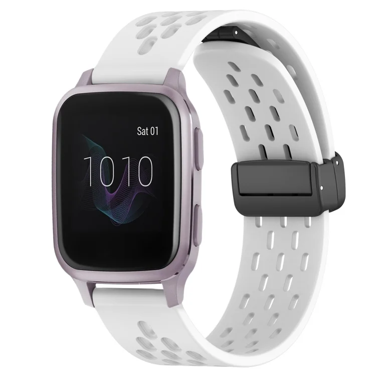 20mm Folding Magnetic Clasp Silicone Watch Band