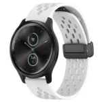 20mm Folding Magnetic Clasp Silicone Watch Band