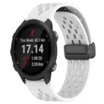 20mm Folding Magnetic Clasp Silicone Watch Band