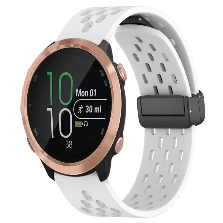 20mm Folding Magnetic Clasp Silicone Watch Band