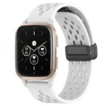 20mm Folding Magnetic Clasp Silicone Watch Band