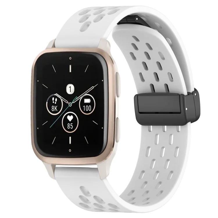 20mm Folding Magnetic Clasp Silicone Watch Band
