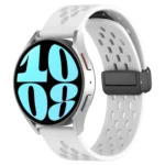 20mm Folding Magnetic Clasp Silicone Watch Band