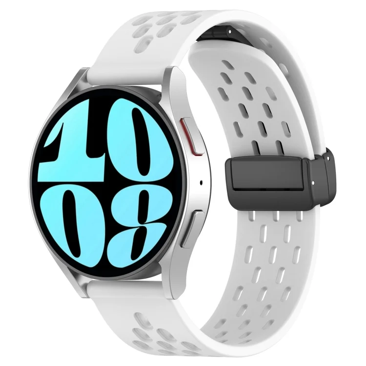 20mm Folding Magnetic Clasp Silicone Watch Band