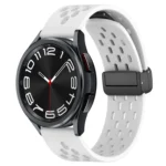 20mm Folding Magnetic Clasp Silicone Watch Band