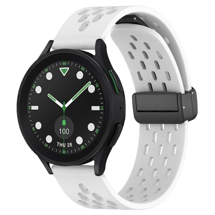 20mm Folding Magnetic Clasp Silicone Watch Band