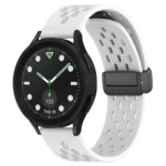20mm Folding Magnetic Clasp Silicone Watch Band