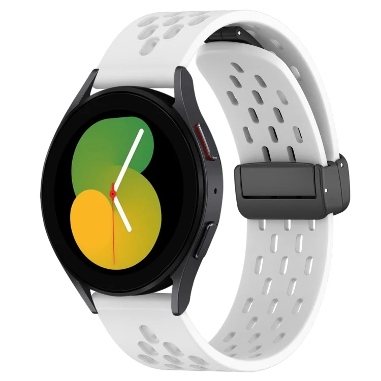 20mm Folding Magnetic Clasp Silicone Watch Band