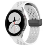 20mm Folding Magnetic Clasp Silicone Watch Band