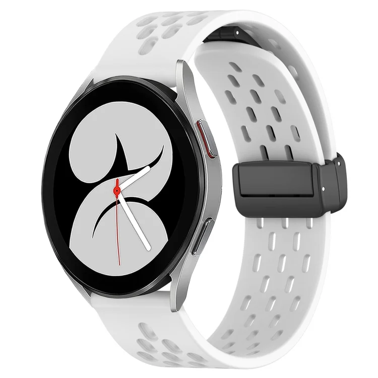 20mm Folding Magnetic Clasp Silicone Watch Band