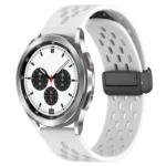 20mm Folding Magnetic Clasp Silicone Watch Band