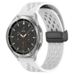 20mm Folding Magnetic Clasp Silicone Watch Band