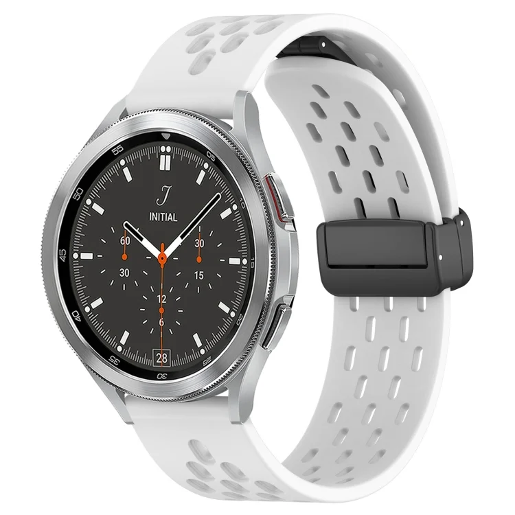 20mm Folding Magnetic Clasp Silicone Watch Band