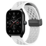 20mm Folding Magnetic Clasp Silicone Watch Band