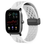 20mm Folding Magnetic Clasp Silicone Watch Band