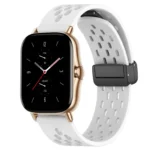 20mm Folding Magnetic Clasp Silicone Watch Band