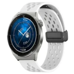 20mm Folding Magnetic Clasp Silicone Watch Band
