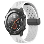 20mm Folding Magnetic Clasp Silicone Watch Band