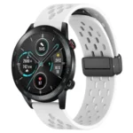 20mm Folding Magnetic Clasp Silicone Watch Band