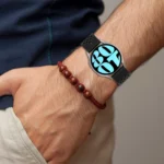 20mm Folding Magnetic Clasp Silicone Watch Band - Image 7