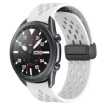22mm Folding Magnetic Clasp Silicone Watch Band