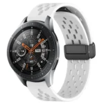 22mm Folding Magnetic Clasp Silicone Watch Band