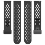 22mm Folding Magnetic Clasp Silicone Watch Band - Image 4