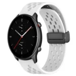 22mm Folding Magnetic Clasp Silicone Watch Band