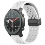 22mm Folding Magnetic Clasp Silicone Watch Band