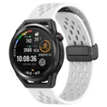 22mm Folding Magnetic Clasp Silicone Watch Band