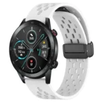 22mm Folding Magnetic Clasp Silicone Watch Band