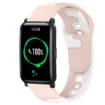 20mm Double Color Silicone Watch Band