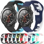 22mm Double Color Silicone Watch Band - Image 2