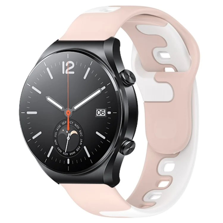 22mm Double Color Silicone Watch Band