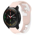 22mm Double Color Silicone Watch Band